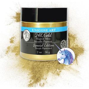 24K Metallic Mica Powder Pigment (56g) Multipurpose DIY Arts and Crafts, Cosmetic Grade, Soap,Resin Epoxy,Paint, Slime, Mold Making, Candle Making, Nail Art (Ultra Fine Glitter, 2oz) Powder Pigment