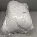 MIULEE 22 x 22 Goose Feather Down Pillows with 100% Cotton Cover, Set of 2 Soft Fluffy Decorative Pillow Inserts for Sofa Bed Couch Living Room White