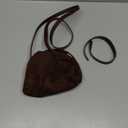 Women Vintage Suede Handbags Tote Handbag Drawstring Bucket Bag Slouchy Crossbody Shoulder Bag Satchel Everyday Purse (brown)