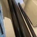 KAMANINA Double Curtain Rods for Windows 72 to 144 Inch, Adjustable, Bronze