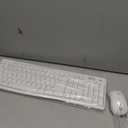 Logitech MK270 Wireless Keyboard and Mouse Combo for Windows, 2.4 GHz, 8 Multimedia Keys, PC, Laptop, Wireless Keyboard Compact Mouse Combo - White (1 Pack)