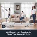 Eureka Lightweight Cordless Stick Vacuum Cleaner, Moss Green, NEC370GR