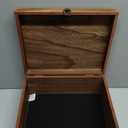 FramePro Wooden Keepsake Box 10"x12", Large Storage Memory Box with Hinged Lid, Vintage Treasure Box for Crafts and Photo Storage
