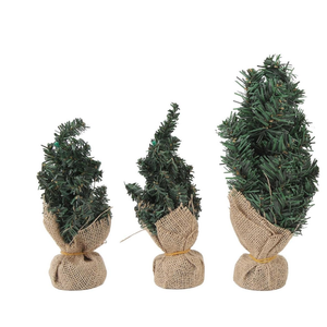 3 Pcs Mini Christmas Tree,Artificial Tabletop Holiday Christmas Tree Small Desktop Christmas Tree Home Decor