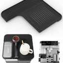 Top Mat for Ninja Luxe Espresso Coffee Machine ES601 & ES701  Protects Top Surface  Food-Grade Silicone - Grinder Access Unblocked - Waterproof, Heat-Resistant - Accessories for Ninja Luxe Cafe