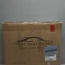 WELLDO Car Seat Covers Full Set, Leather Seat Covers for Cars, Car Seat Protector Waterproof, Non-Slip Car Interior Covers Full Set Universal Automotive Seat Covers for Most Sedans SUVs, Burgundy