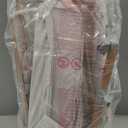 Baby Bassinet Bedside Sleeper, 3-in-1 Rocking Bassinet for Baby with 6-Level Height Adjustable, 4 Wheels & Breathable Mesh Walls, Portable Bedside Bassinet with Mattress for Newborn (White)