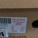 FitVille Diabetic Shoes for Women Extra Wide Walking Shoes Slip-On Orthopedic Shoes with Adjustable Strap for Swollen Feet Neuropathy - EasyTop Wings V2 (All Black, UK 5.5)