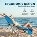 Folding Low Beach Chair for Adults: Portable Lightweight Low Back Chairs with Packable Bag - Foldable Wide Seat Sand Chair for Outdoor Concert Lawn Ground Camping Backpack Travel