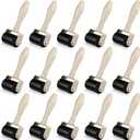 Frienda 15 Pcs Rubber Roller 1.9 Inch Rubber Brayer Ink Roller for Gluing Printing Inking Block Paper Crafting Press Printmaking Wallpaper Stamping Scrapbooks