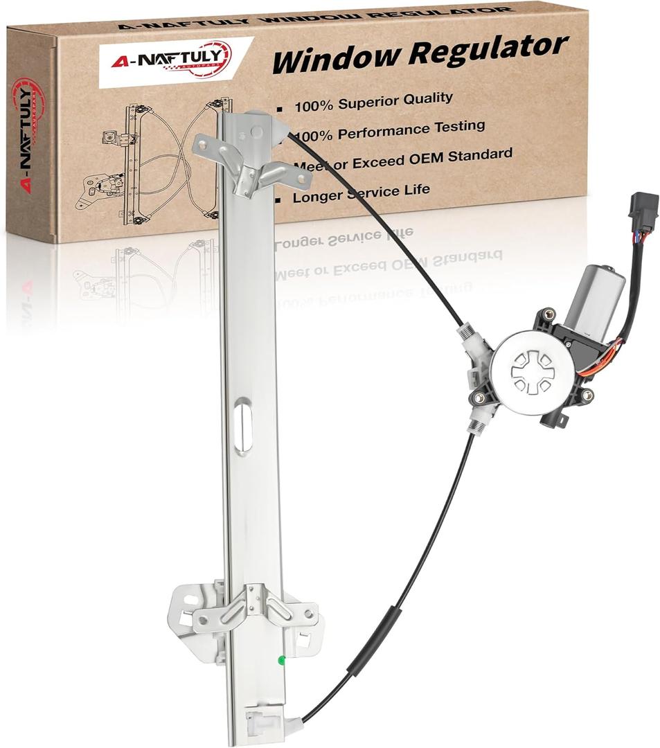 741-306 Power Window Regulator with Motor Assembly Front Left Driver Side Compatible with 2003 2004 2005 2006 2007 Honda Accord Sedan 4-Door Window Lift Regulator