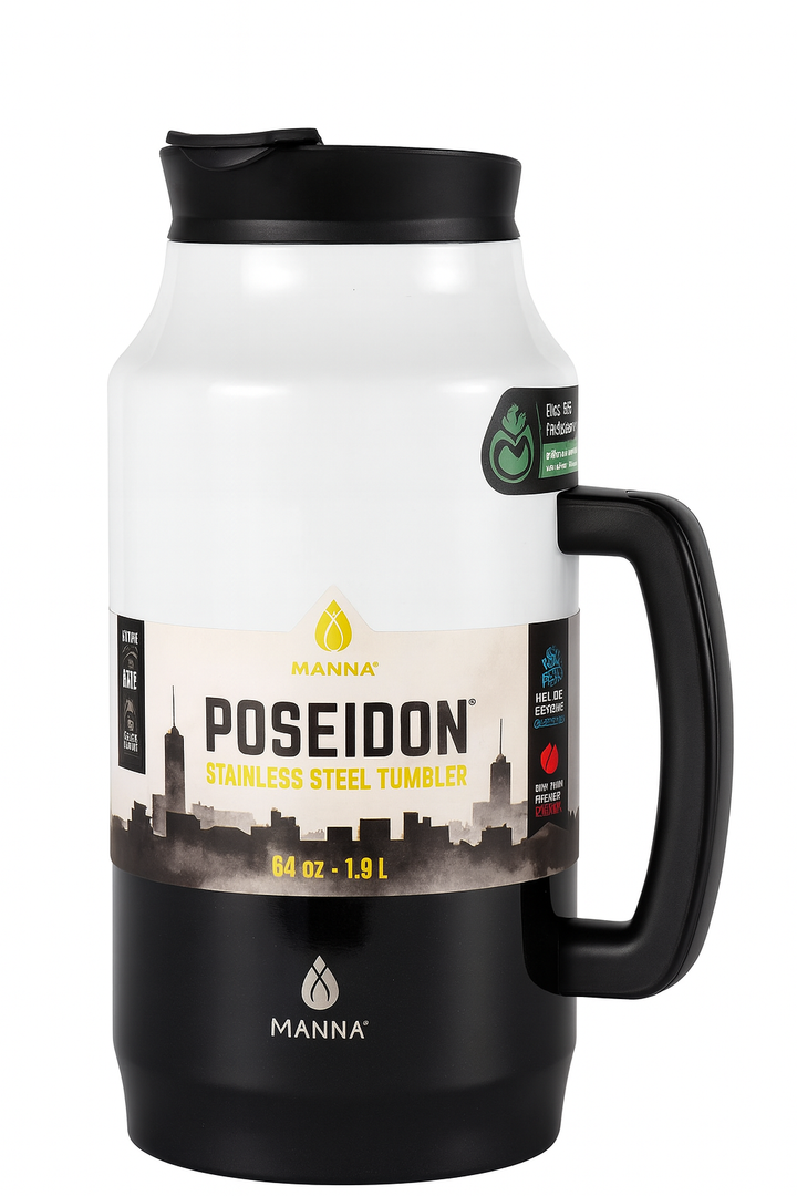 Manna 64 Oz Posideon Bottle Ombre Black