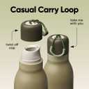 Owala FreeSip Twist Insulated Stainless Steel Water Bottle with Straw for Sports and Travel, BPA-Free, 24-oz, Off Road