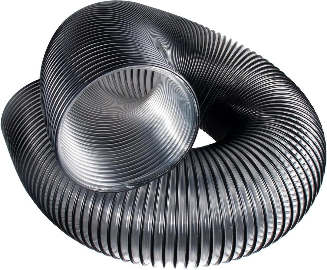 Leaf Vac Vacuum Hose 8 Foot of 8 Inch PVC Flexible Grass Catcher Bagger for DR Agri-Fab Etc, Fits Most Brands DR Trac Vac Cyclone