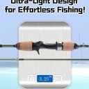LITTMA Wild Streams Ultralight Spinning&Casting Trout Rod, 2-Piece Fishing Rod for Crappie, Panfish & Micro Fishing, Green Carbon Fiber Blank with Cork Handle, Green, 6'0"-Cast-Ultralight (2pcs)