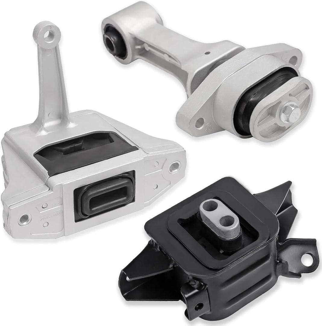 Engine Motor Mount & Transmission Mount Kit Compatible with Hyundai Kia Vehicle Elantra 1.4T 1.6T 2.0L 2017-2020, Ioniq 2017-2022, Forte 2019-2020 Replaces# A71207 A71210 A71100 21830F2100 (3PCS)