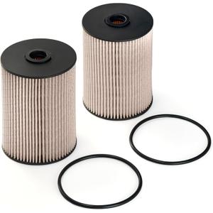 Fuel Filter [2 PSC] Compatible with VW Golf Jetta Passat Beetle Caddy Audi A3 | Direct Replacement for 1K0127434B, 1K0127177B, PU 936/1X