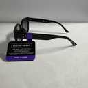 Foster Grant Oversized Cat Eye Sunglasses, Black Frame with Dark Lenses mod: EMB