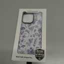 for iPhone 14 Pro Max Case, Vintage Botanical Pattern with Blue Flowers, Military-Grade Drop Protection, Elegant Soft Slim TPU Protective Cover with Camera Lens Protection for Women & Girls