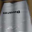 Bwarm Waterproof Heated Mattress Pad, ETL Certified Bed Warmer with Memory Function 9 Heat Settings, 1-12 Hours Auto Off Deep Pocket, Machine Washable, White Queen