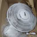 EZ-Chill 16 Oscillating Pedestal Fan, 3-speed Options, 90-Degree Oscillating Head, Adjustable Height and Tilt, Powerful Air Flow, White, MTSP15-16AZ