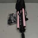 Mannequin Head Stand, Adjustable Wig Stand, Reinforced Metal Mannequin Head Stand for Cosmetology Hairdressing Training, Pink