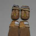 QUMY Dog Shoes for Large Dogs, Medium Dog Boots & Paw Protectors for Winter Snowy Day, Summer Hot Pavement, Water-Resistant in Rainy Weather, Outdoor Walking, Indoor Hardfloors Skid-Resistant Sole (Size 4: 2.2''x2.6''(W*L) (Pack of 4))