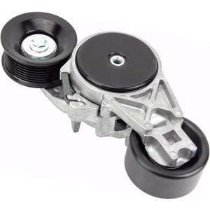 38257 Belt Tensioner w/Pulley Assembly for 2003-2005 Ford Excursion 6.0L, 2004-2005 E-350 Club Wagon 6.0L, 2004-2010 E-350/450 Super Duty 6.0L, 2003-2007 F-250/350/450/550 Super Duty 6.0L