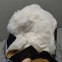 Ultra Soft Cozy Faux Fur Throw Blanket, Fuzzy Plush Thick Bubble Blanket, Luxury Fluffy Blanket for Couch, Sofa, Bedroom, and Living Room, 50x60 Inches, Cream White