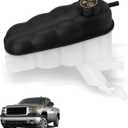 603-054 Engine Coolant Expansion Reservoir Tank with Cap Compatible with Chevy Silverado 1500 2500 Tahoe, GMC Sierra 1500 Yukon, Cadillac Escalade 2007-2013 Replace# 22870828 15075118