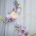 Ling's moment Flowers 16pcs Cream Blooming Peonies Artificial Flowers with Stem, Artificial Peony Flowers for DIY Wedding Decorations Centerpieces Bouquets Boutonnieres