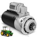 Starter Compatible with John Deere Agricultural Tractor 5045D 5055D 5045E 5055E 5065E 5075E 2008-2014, 12V 10 Tooth Starter Replace# F002G20658, RE533976, RE553507, BF002G20658