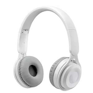 iLive Bluetooth Headphones, Matte Finish White