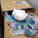 Kircust Large Solar Wind Spinner, Metal Yard Spinners with Solar Powered Glass Ball, Kinetic Dual Direction Windmill Sculptures for Outdoor Yard Lawn Patio