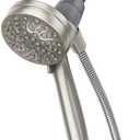 Moen Engage Magnetix Spot Resist Brushed Nickel 3.5-Inch Six-Function Detachable Handheld Showerhead with Magnetic Docking System, 26100SRN