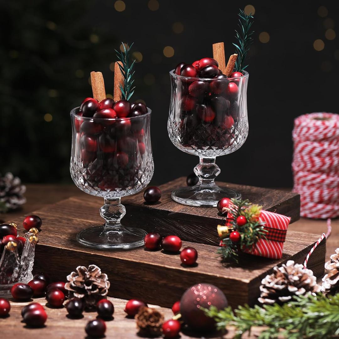 200 Pcs Christmas Artificial Cranberries Fruit Fake Cranberries for Christmas Tree Decoration Wedding Garland DIY Craft Table Decoration Photo Props