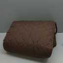 U-NICE HOME Large Sofa Cover Reversible Couch Cover for Dogs Friendly with Elastic Straps Water Resistant Furniture Protector for 4 Cushion Couch (Oversized Sofa, Coffee/Beige)
