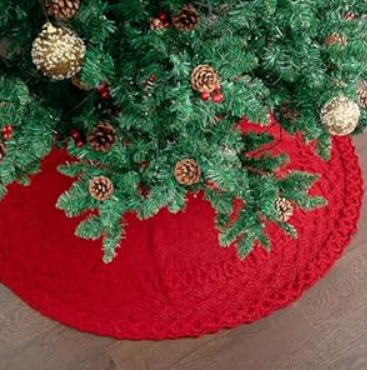 Mr. Pen Christmas Tree Skirt - 48 Inch, Xmas Tree Skirt 