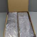 ClearSpace Drink Organizer for Fridge & Soda Can Dispenser - Fridge Organization & Can Organizer for Refrigerator Stackable Can Holder Dispenser with Lid - Holds 12 Cans Each, BPA Free - Set of 4