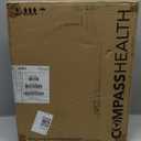 Carex Round Hinged Raised Toilet Seat, Elongated Toilet Seat Riser, Adds 3.5 Inches of Height, 300 lbs Capacity, Elevating and Raising Seat for Elderly and Handicap, Universal, Slip-Resistant, White