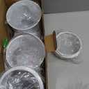 Silver Dryer Vent Hose for Tight Space Includes 2 90-degree Dryer Vent Elbow and 1 Dryer Vents Duct, Flexible Dryer Hose Vent Kit-Space Saving, Indoor Dryers Vents Connector, Easy installation