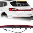 3rd Brake Lamp Compatible for 2016 2017 2018 Lincoln MKX LED Stop Light High Mount Third Brake Light With Bulbs and Harness FA1Z-13A613-AB FA1Z13A613AB