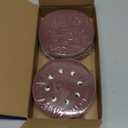 S SATC 72 PCS 5 Inch 8 Hole Hook and Loop Adhesive Sanding Discs Sandpaper for Random Orbital Sander 40 60 80 120 180 240 320 Grits