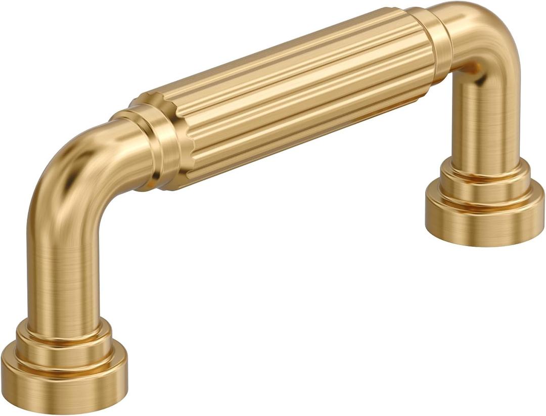 Amerock Cowrie 3 inch (76mm) Center-to-Center Champagne Bronze Cabinet Pull, BP37701CZ Amerock Cowrie 3 inch (76mm) Center-to-Center Champagne Bronze Cabinet Pull, BP37701CZ