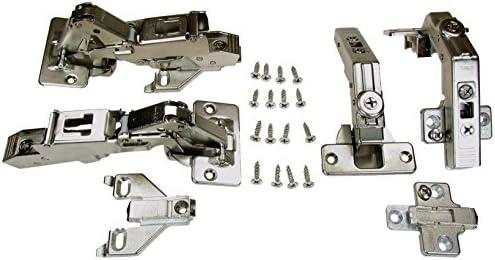 Blum 1/2" Overlay, Face Frame Hinge Kit for Pie-Corner Cabinets