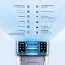 2-in-1 Ice Maker & Shaved Ice Machine, 21 Cubes/20 Mins, White