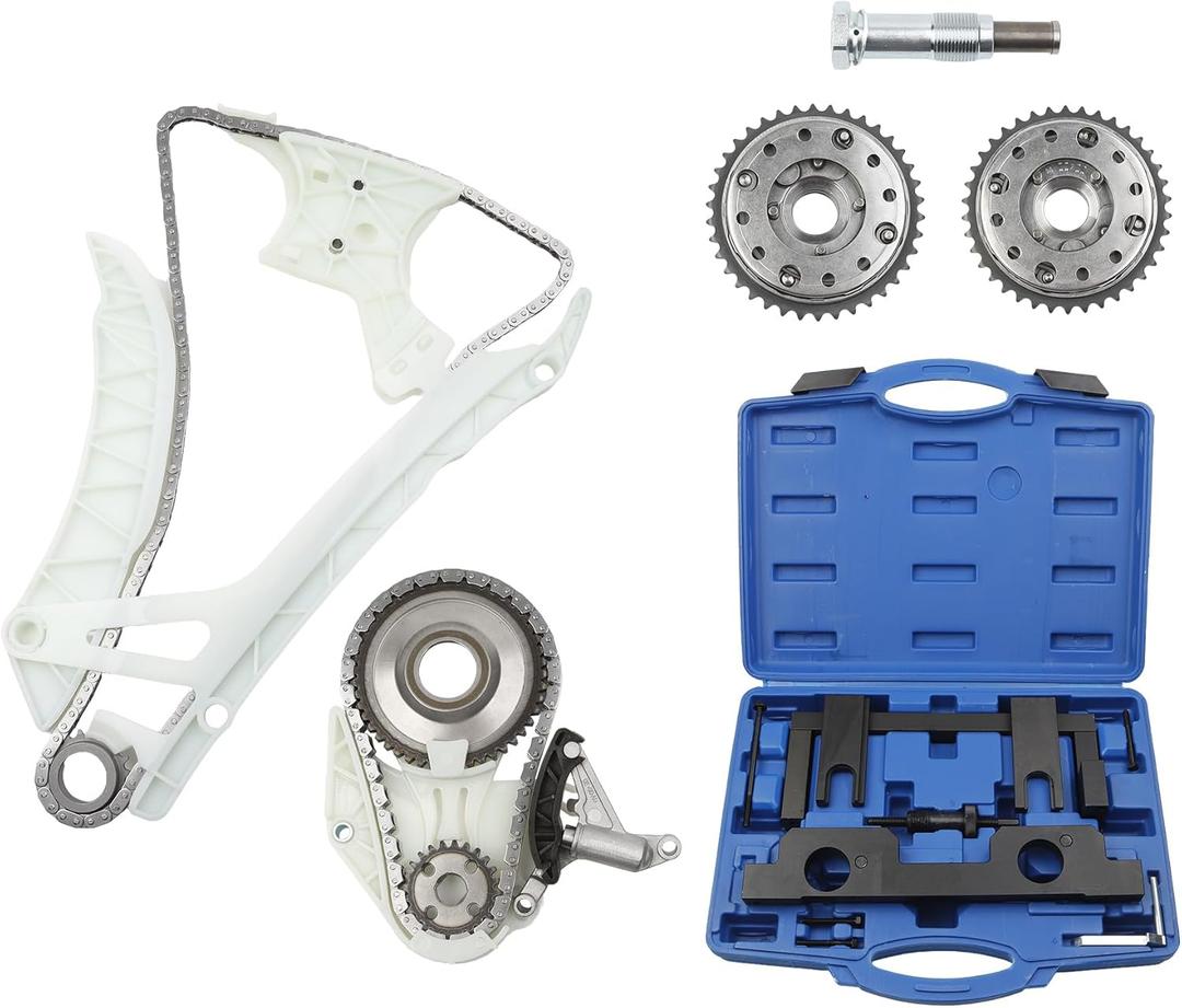 Timing Chain Kit Oil Pump With 2 VVT Gear Tool Compatible With 2012 2013 2014 2015 2016 BMW N20 N26 X4 X5 228 320 328 2.0L 3.0L 11417602646 11417602649