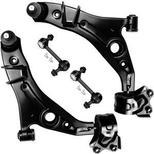 SCITOO 4pcs Front Suspension Kit Lower Control Arm And Ball Joint Front Sway Bar Link fit 2007-2014 For Ford Edge 2007-2015 For Lincoln MKX