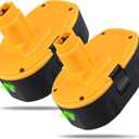 6000mAh 18 Volt XRP Li-ion Batteries Compatible with DEWALT DC9096 DC9098 DC9099 DE9096 DE9095 DW9096 DW9098 DW9095 DC9182 Replacement for DeWalt 18V Tools, 2Pack