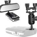 Radar Detector Mount,Rearview Mirror Stem Radar Detector Mount,for Escort Max,Max2,MAX360 Radar (Not Compatible with MAX360C & MAX3,Not Suitable to Radar Mount with Magnetic Connection)